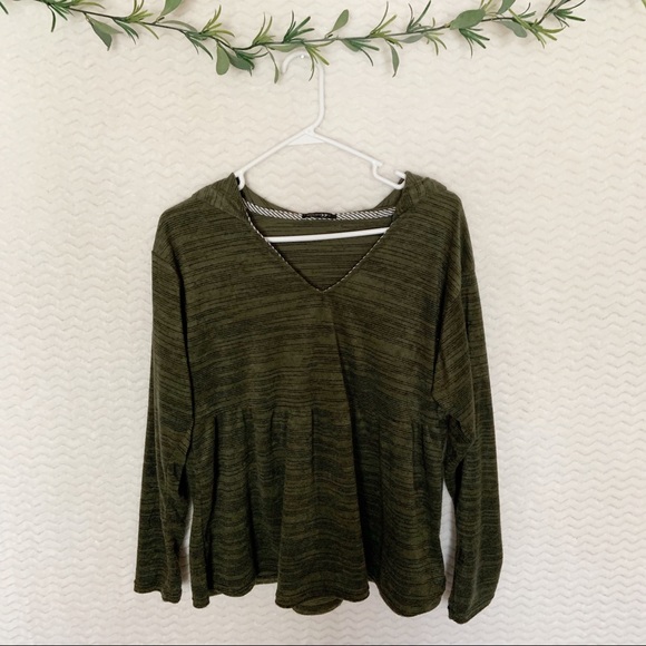 Papermoon Sweaters - Stitchfix | Papermoon Hooded Sweater in Olive